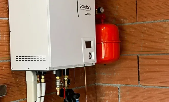 Remplacement d'une chaudière Fuel par une pompe à chaleur air-eau à Carcassonne, Carcassonne, ECS Confort